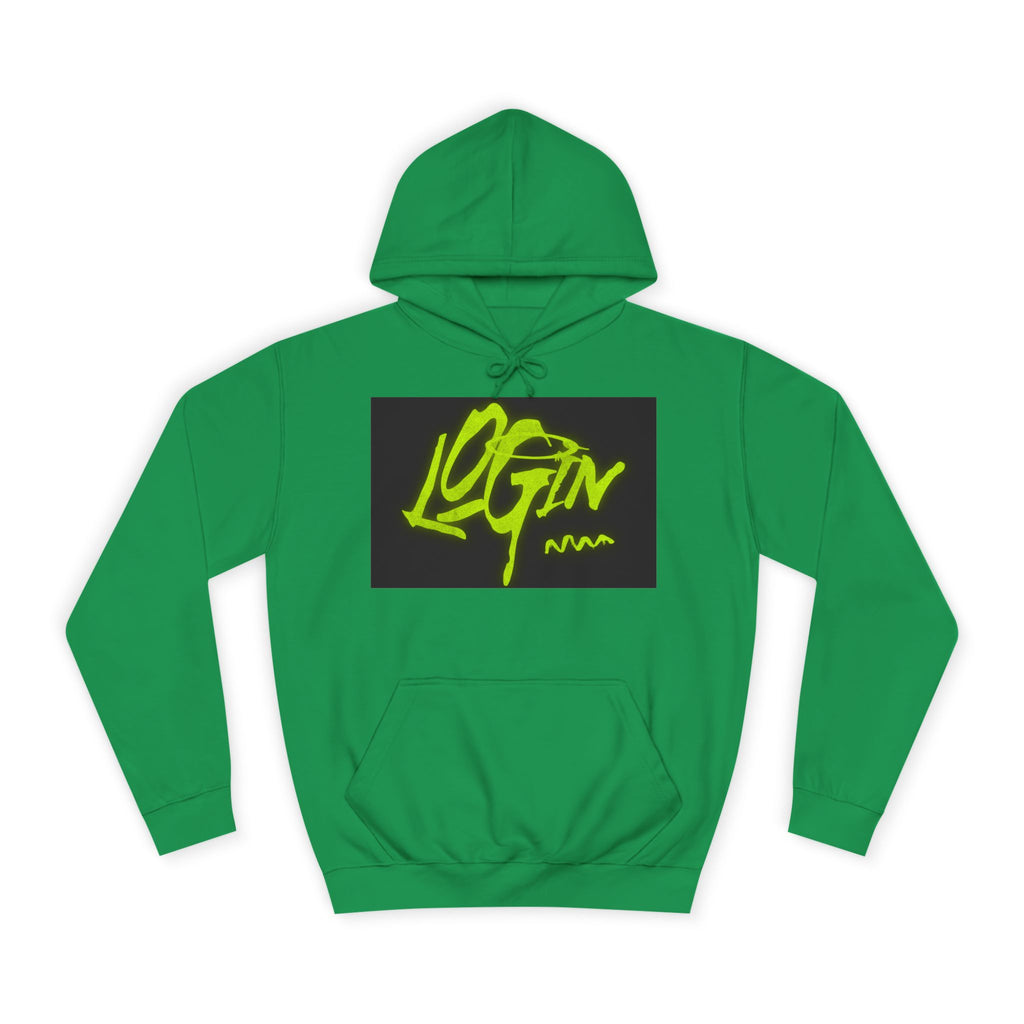 Trendy Unisex Hoodie - 'LOGIN' Graphic Design