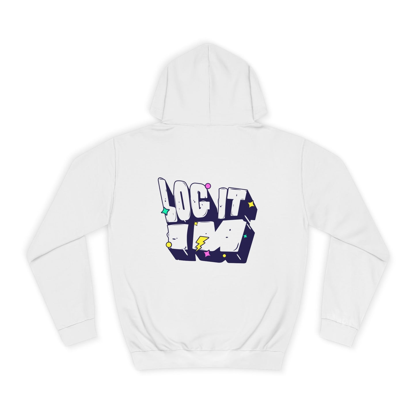 Vibrant Unisex LOG IT IN Hoodie, Trendy Streetwear, Apparel, Unique Gift, Casual Everyday Wear