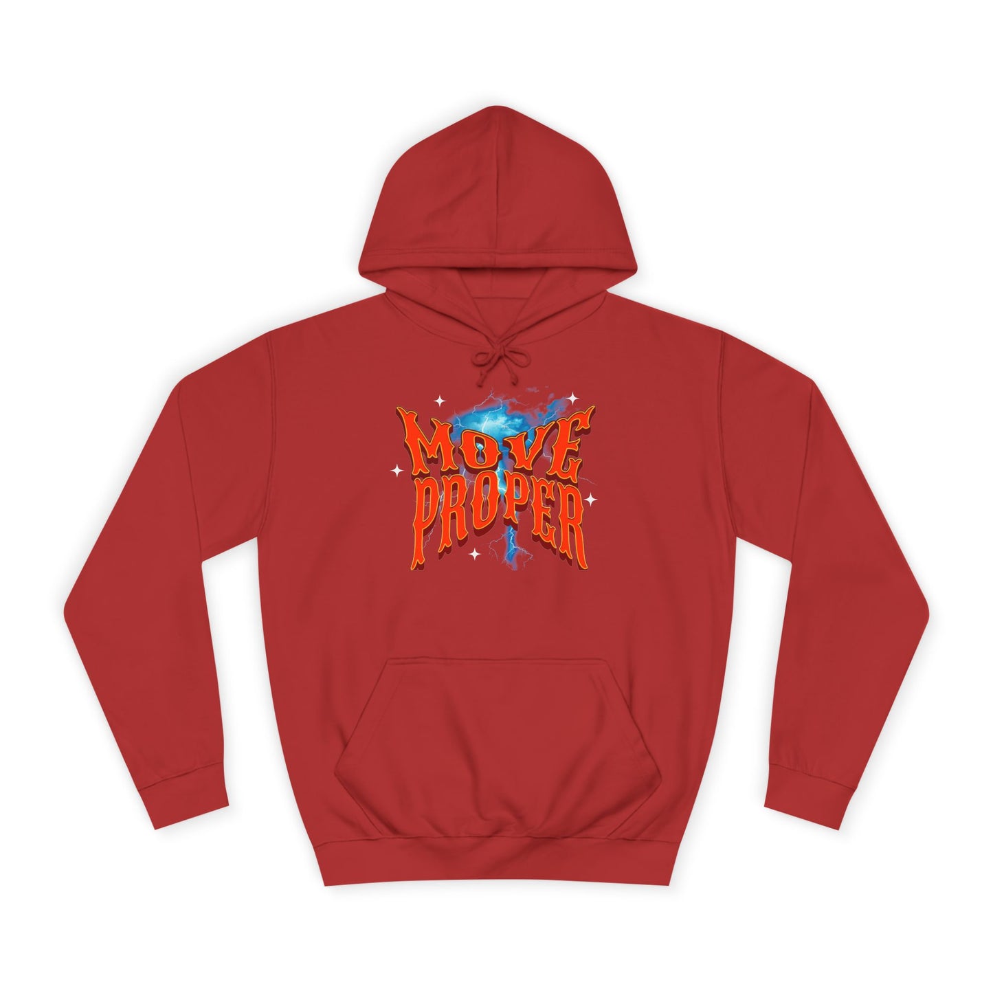 Unisex Hoodie - Move Proper Graphic, Trendy Casual Wear