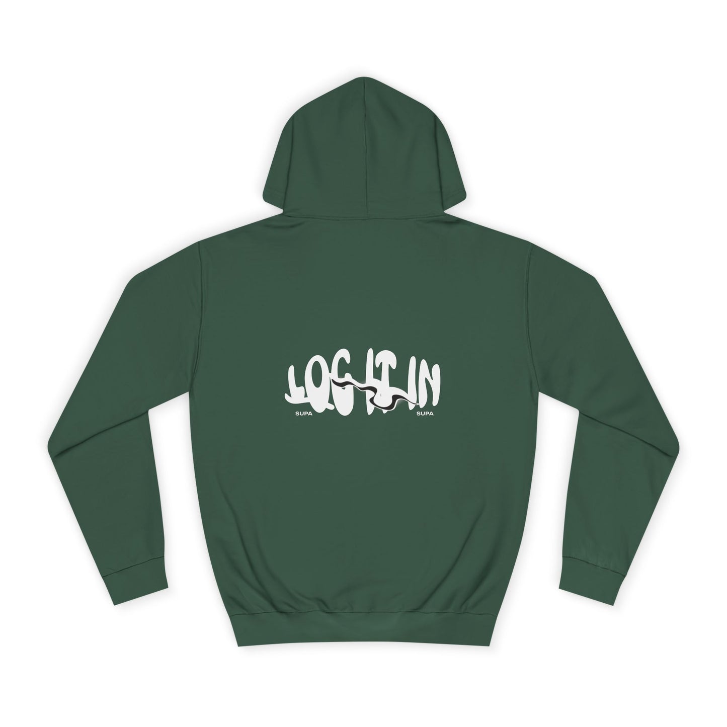 Minimalist Unisex Log it in Hoodie with Design