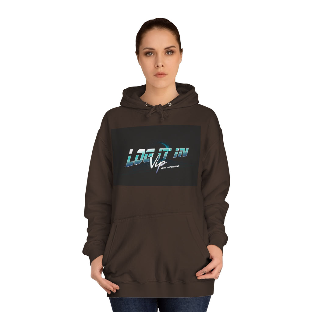 'log it in,Hoodie, Casual Wear, Unisex Fashion, Perfect for Every day Life, Stylish Gift, Cozy & Trendy Sweatshirt
