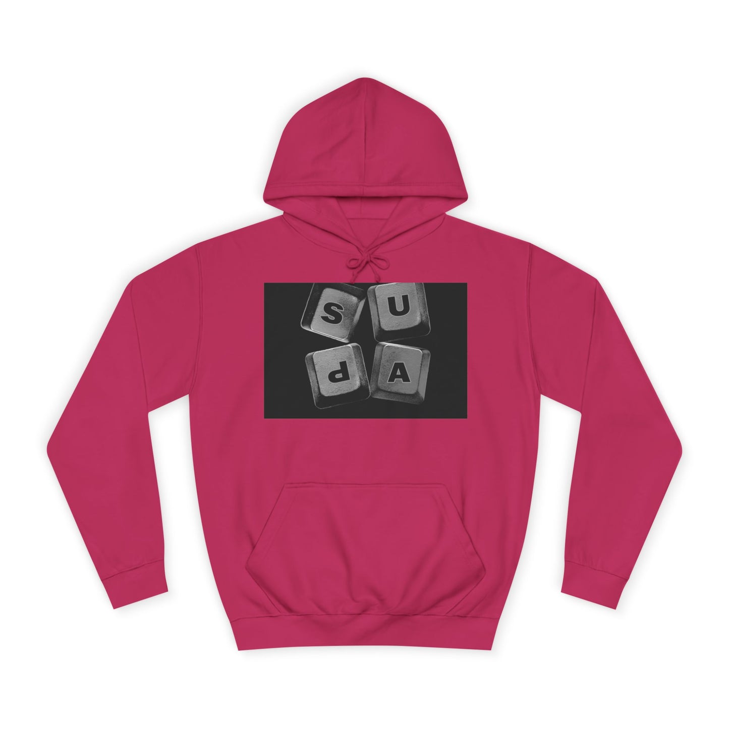 Unisex Hoodie with Graphic Design, Casual Wear, Cozy Layering,Spirit Wear