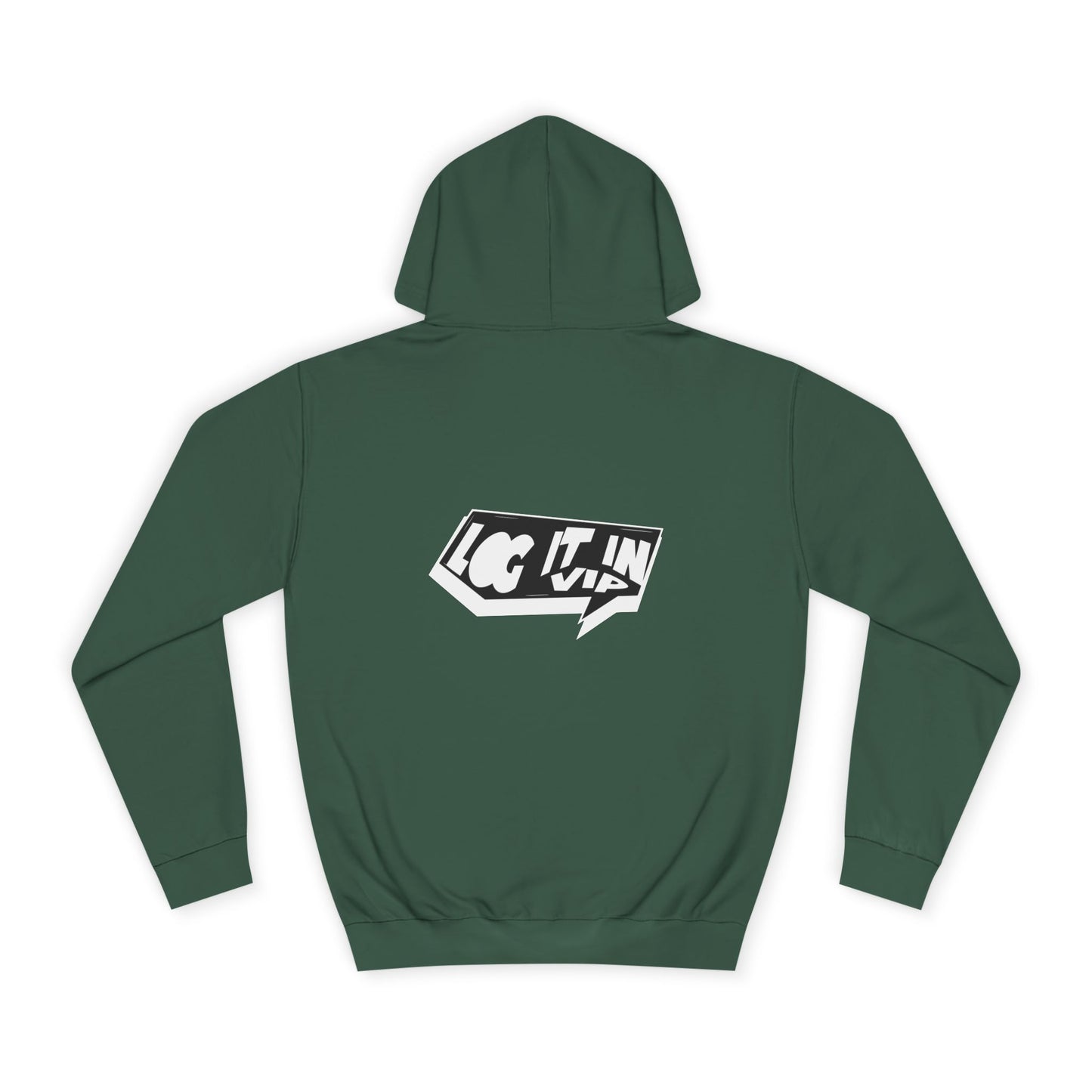 Unisex log it in Hoodie, Cozy Sweatshirt, Everyday Wear, Gift for Students, Youth Fashion, trendy Essentials