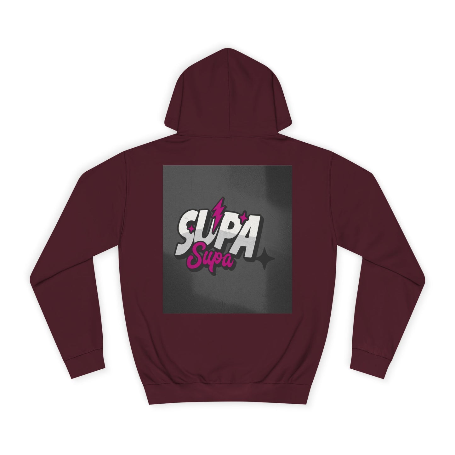 Trendy Unisex Hoodie with Fun 'Supa' Design, Cozy Streetwear, Perfect for Students, Gifts,