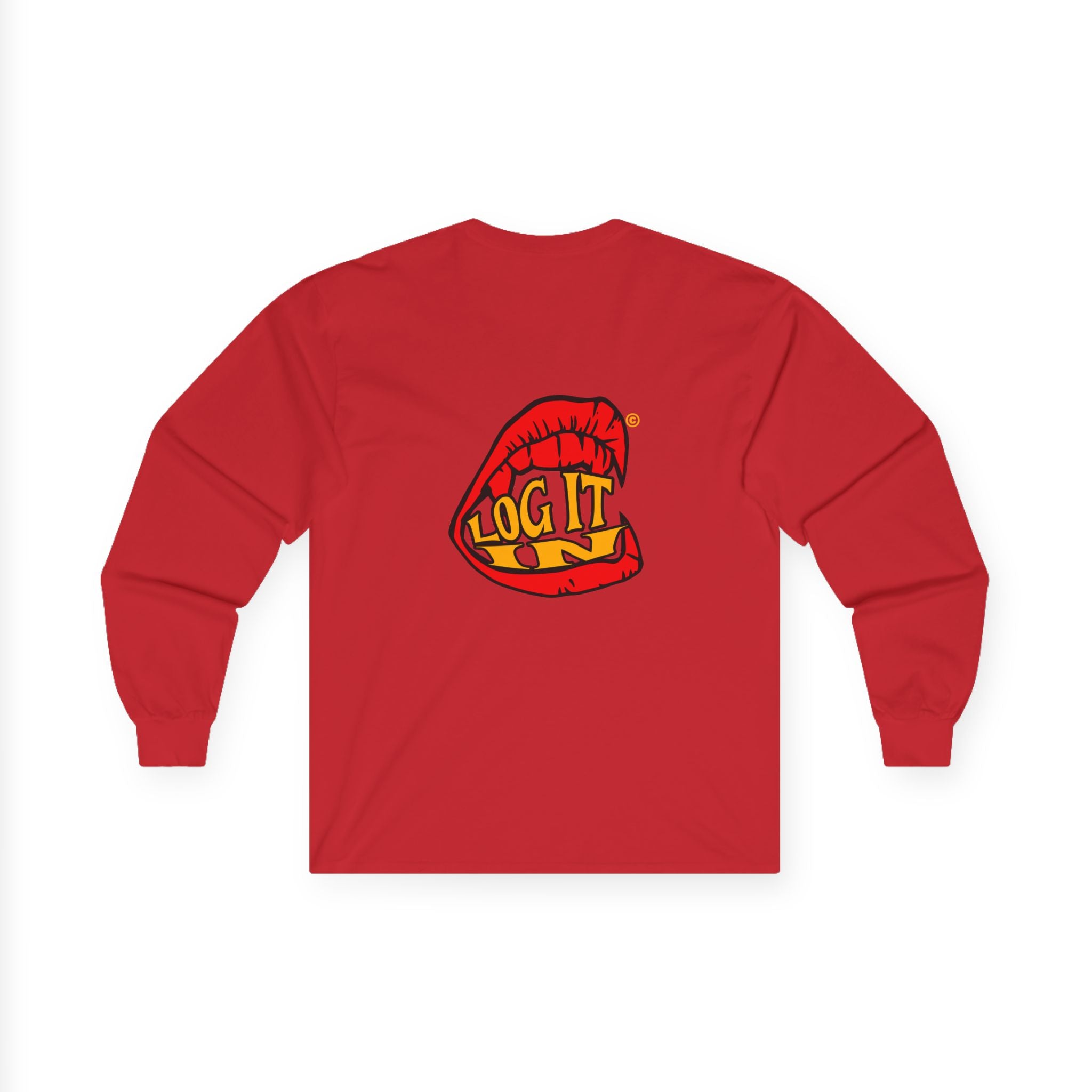 "Log It in" Graphic Long Sleeve Tee
