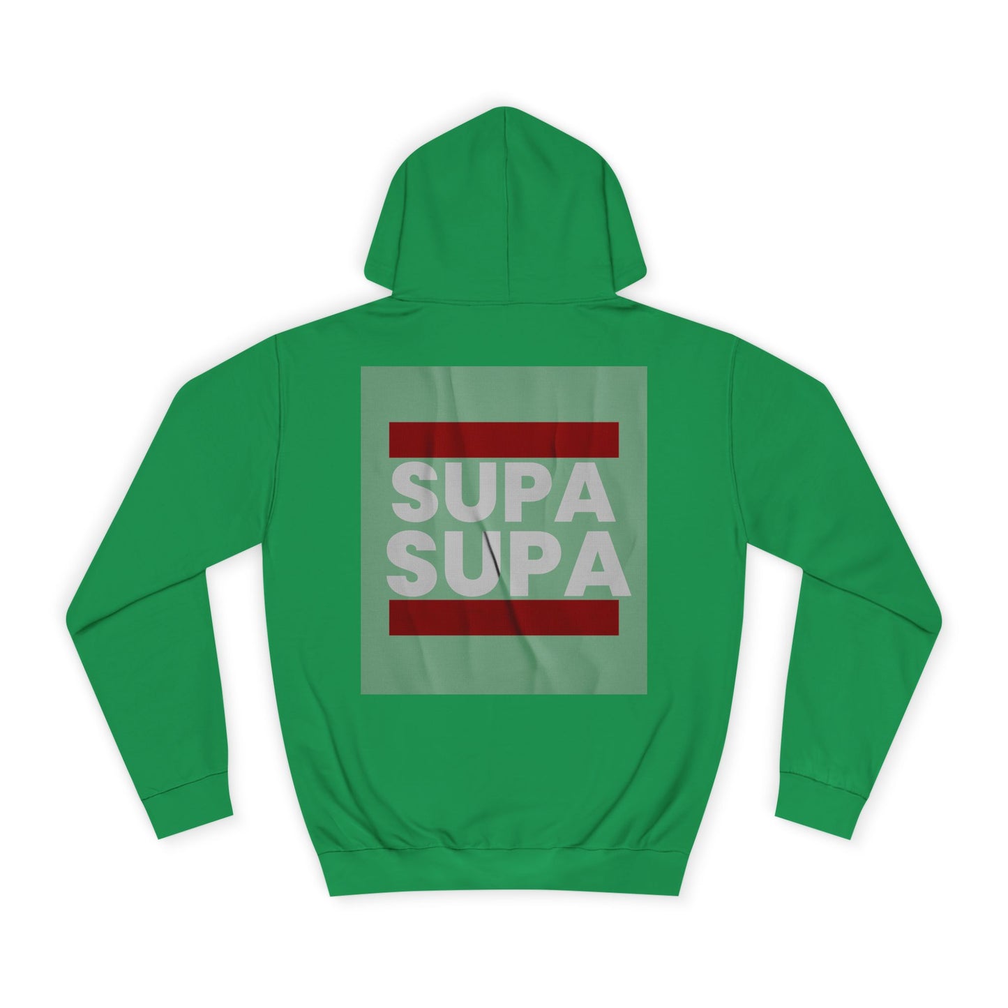 Unisex Hoodie with 'SUPA SUPA' Design, Cool Casual Wear, Perfect, Gifts for Graduates, Cozy Layering