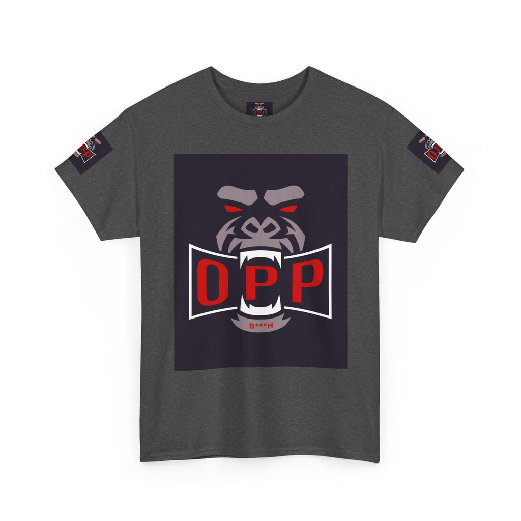Gorilla OPP Graphic Tee — Bold Red & Black Urban Streetwear Shirt