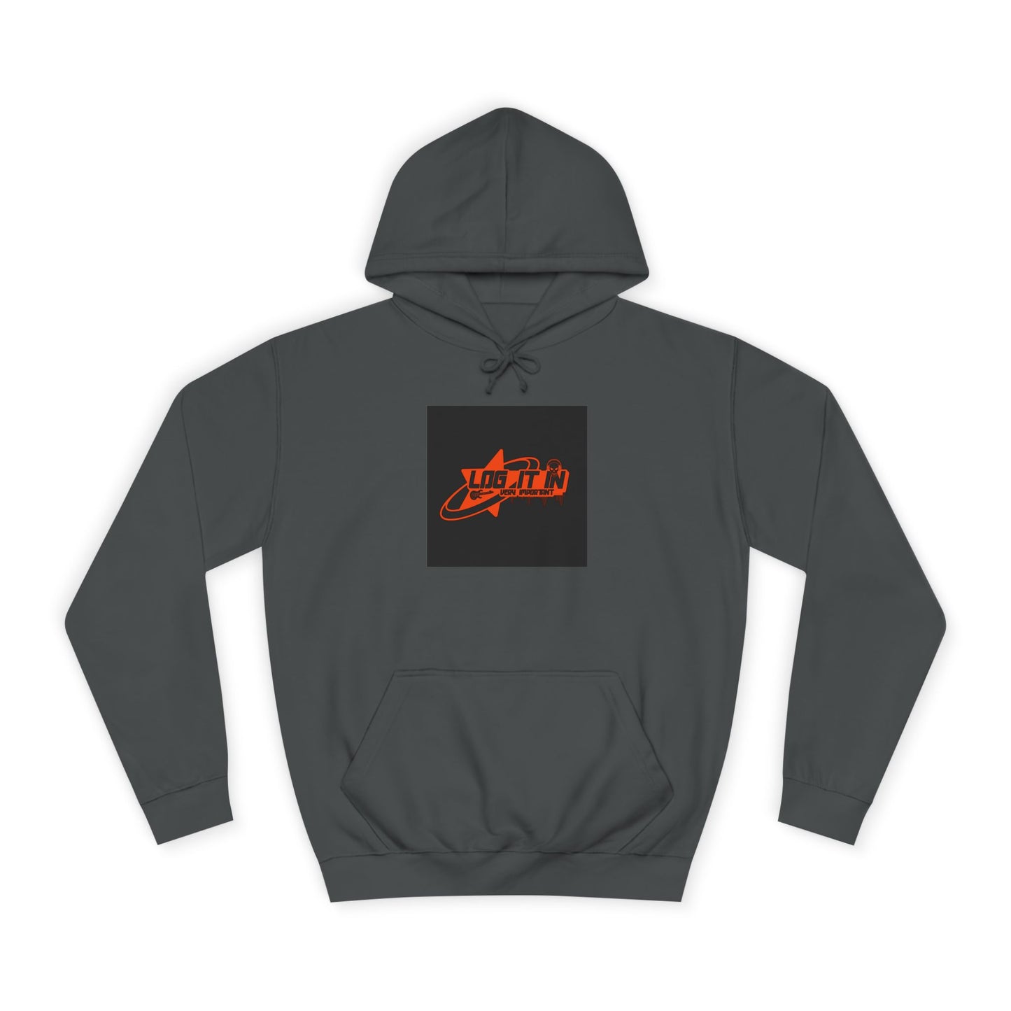 Unisex Log it in Hoodie with Vibrant Retro Design – Perfect for Life, Events, Gift, Relaxed Style, Holiday Wear
