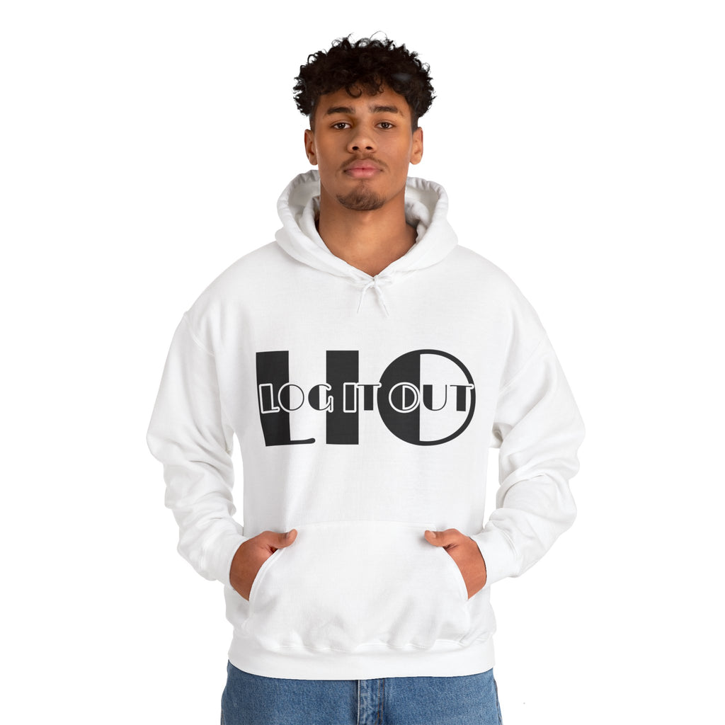 Log it out Unisex Heavy Blend™ Hooded Sweatshirt