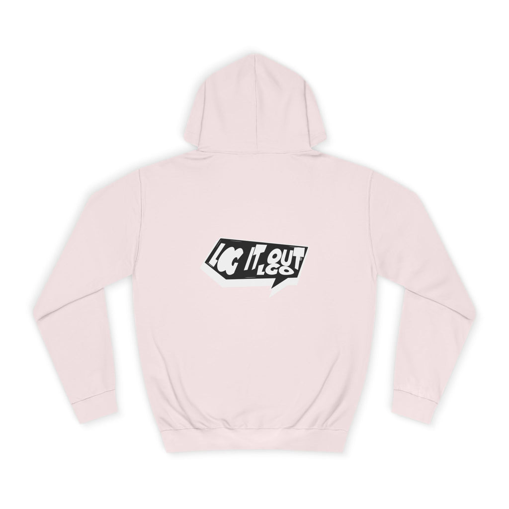 Chill Vibes Unisex Log it out Hoodie - Perfect for Campus Wear, Gifts, Casual Outfits, Fall/Winter Style, Cozy Fashion