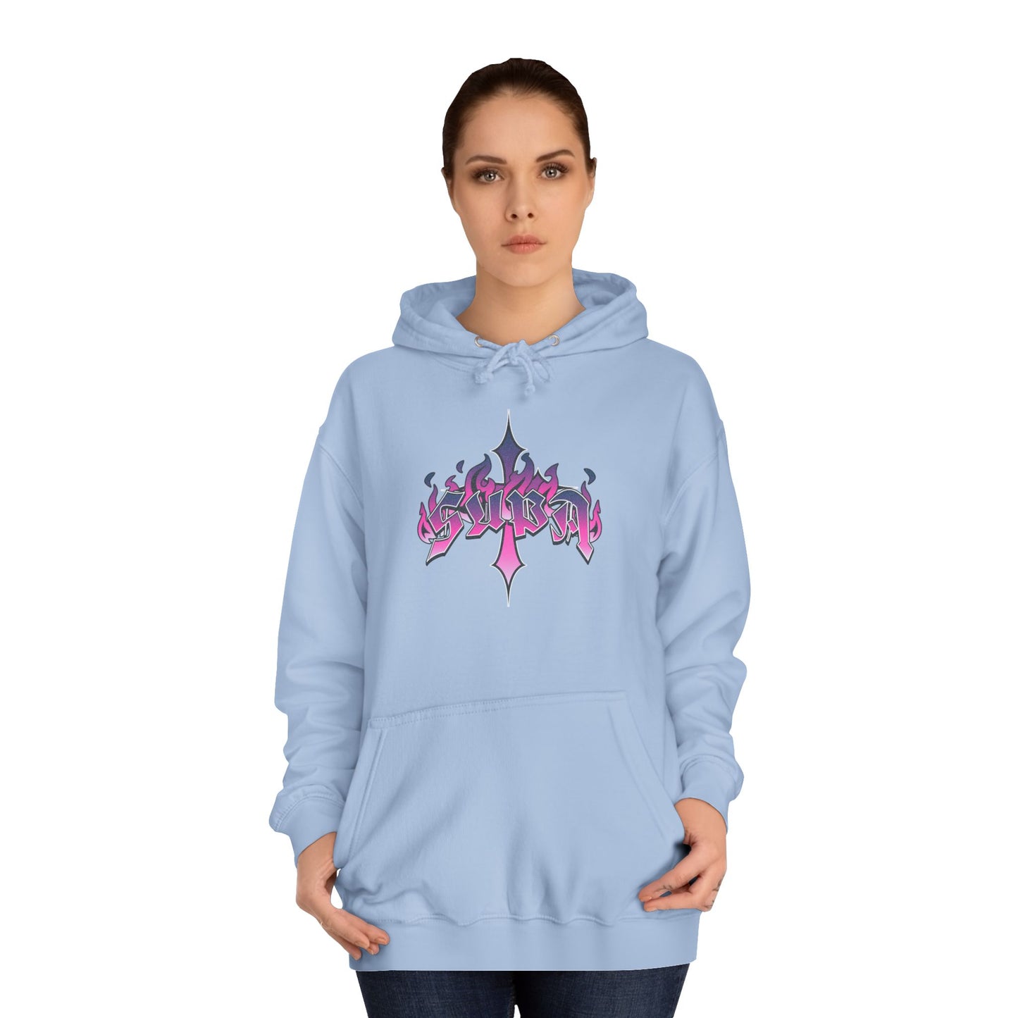 Trendy Unisex Supa Hoodie with Bold Graphic Design