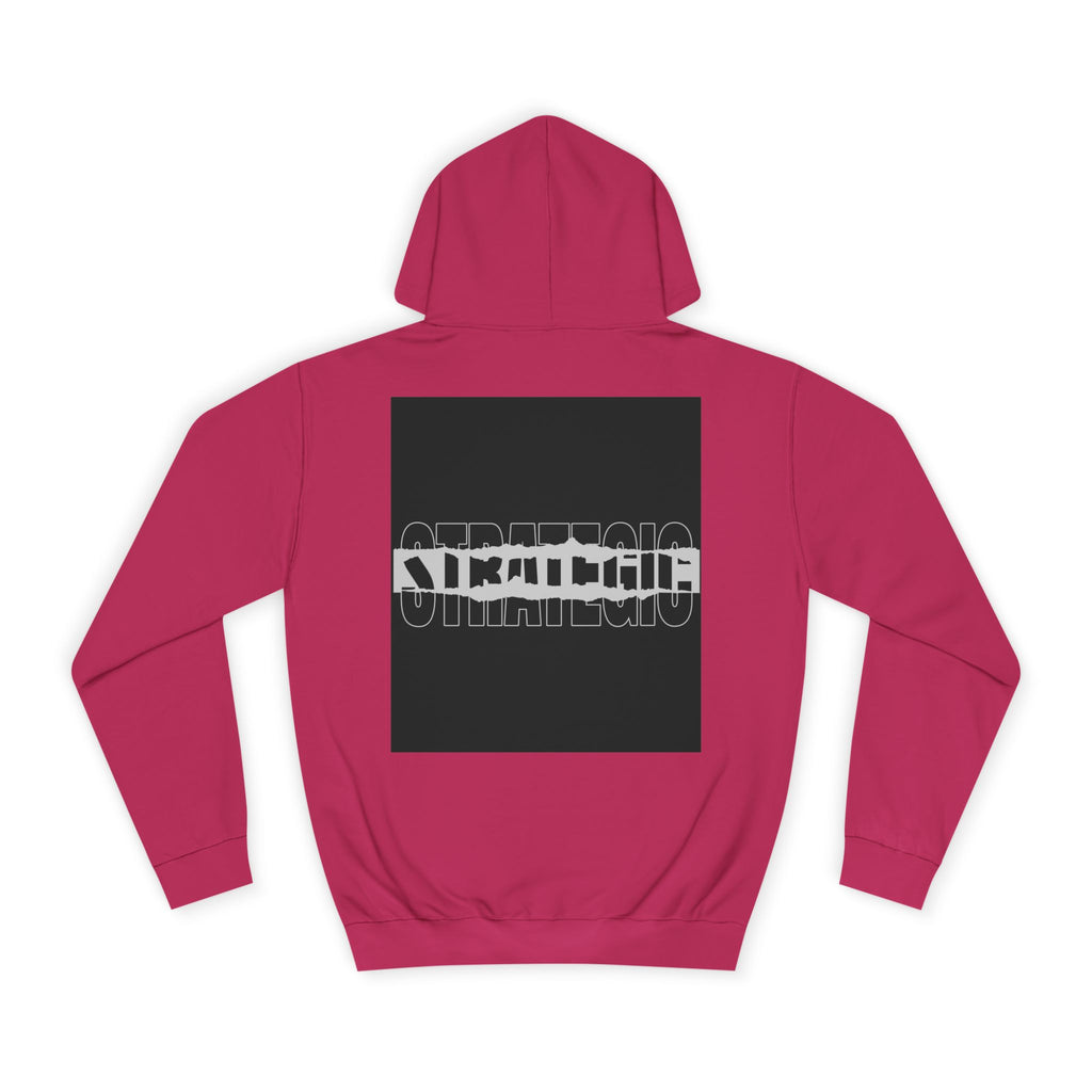 Unisex Hoodie with Strategic Print, Casual Sweatshirt,Gift, Trendy Apparel, Everyday Wear