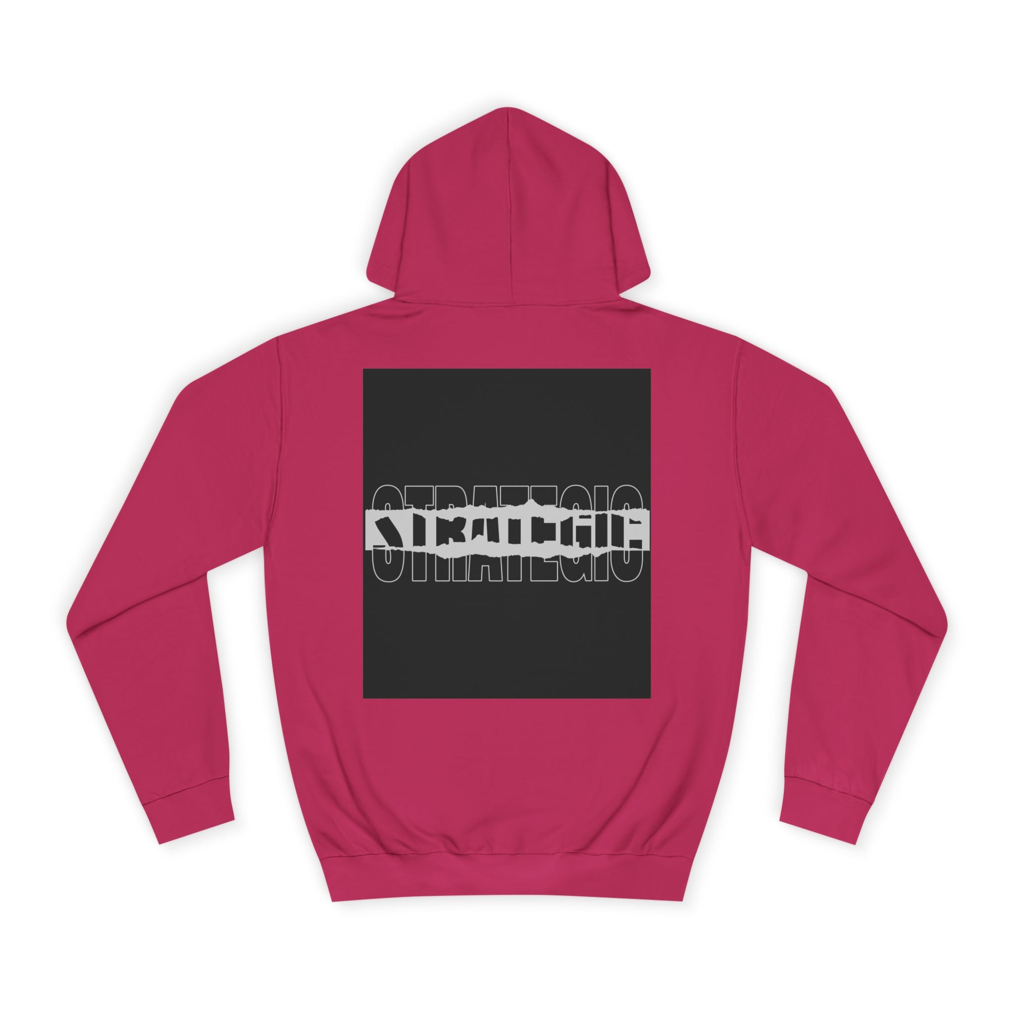 Unisex Hoodie with Strategic Print, Casual Sweatshirt,Gift, Trendy Apparel, Everyday Wear