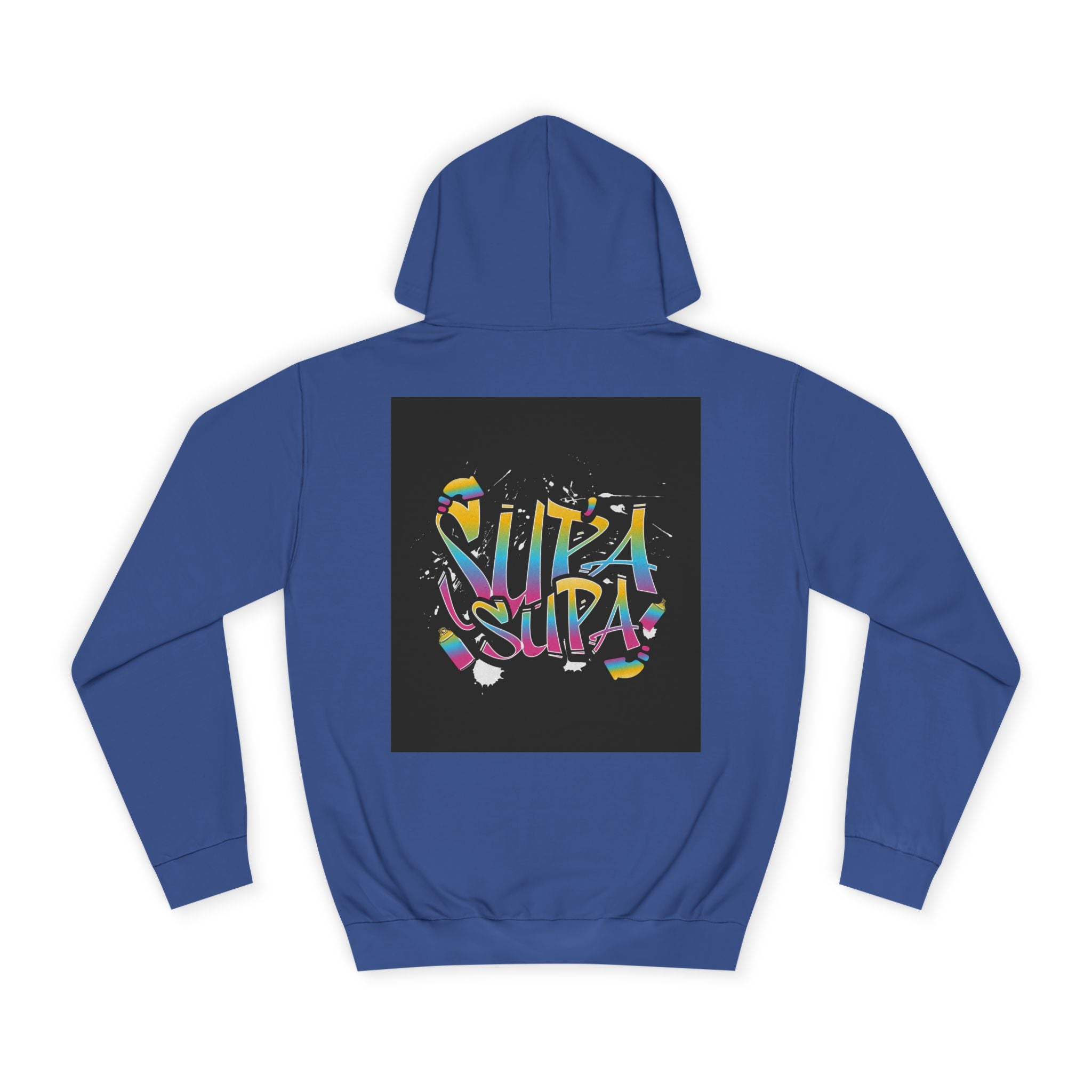 Colorful Unisex Supa Supa Hoodie, Casual Sweatshirt, Vibrant Apparel, Streetwear Hoodie