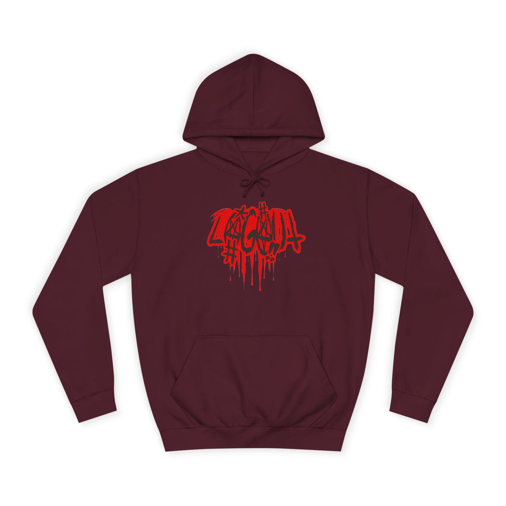 Bold Graffiti log out Hoodie, Unisex Streetwear, Comfortable Casual Wear,