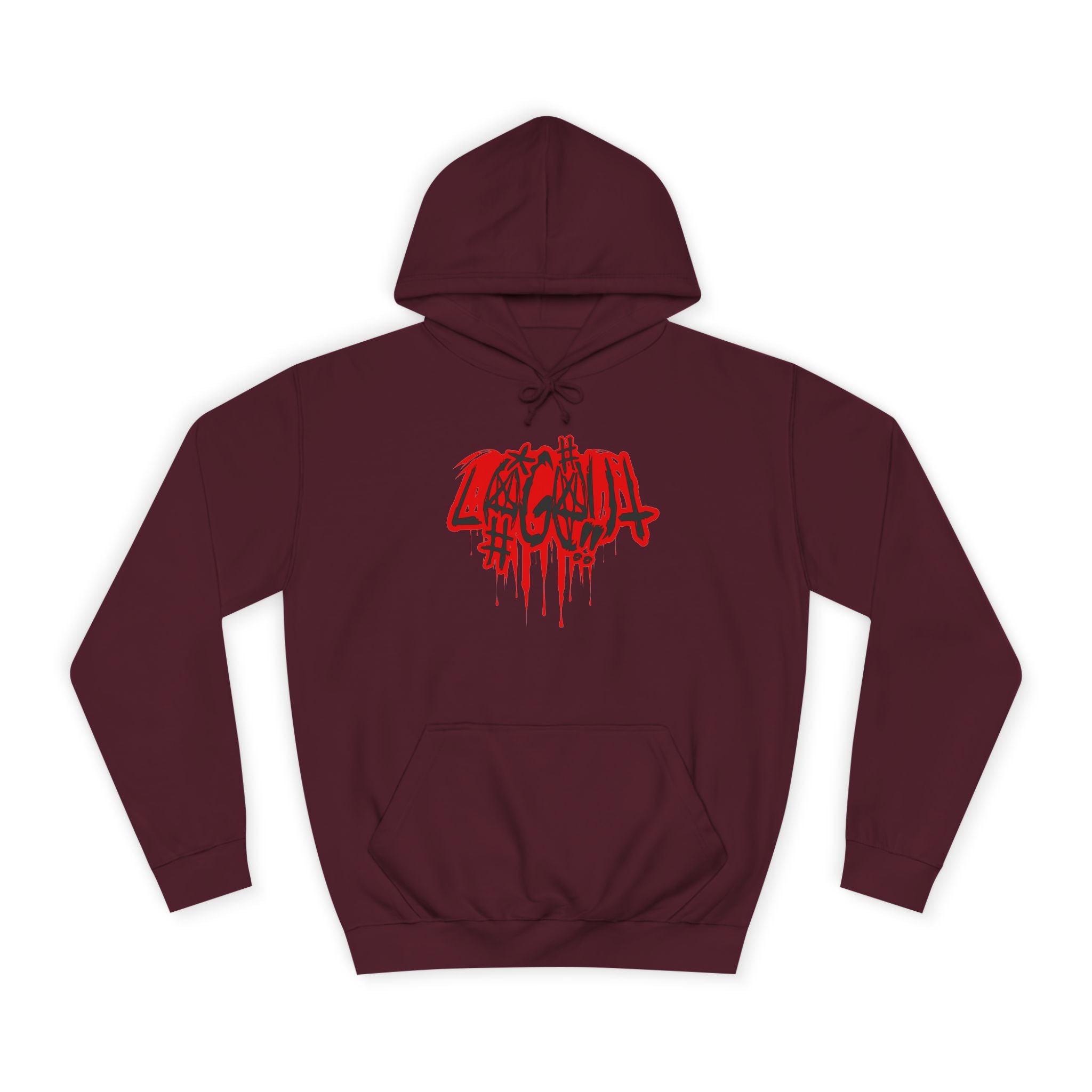 Bold Graffiti log out Hoodie, Unisex Streetwear, Comfortable Casual Wear,