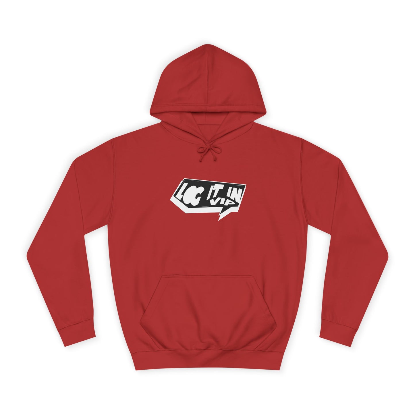 Unisex log it in Hoodie, Cozy Sweatshirt, Everyday Wear, Gift for Students, Youth Fashion, trendy Essentials