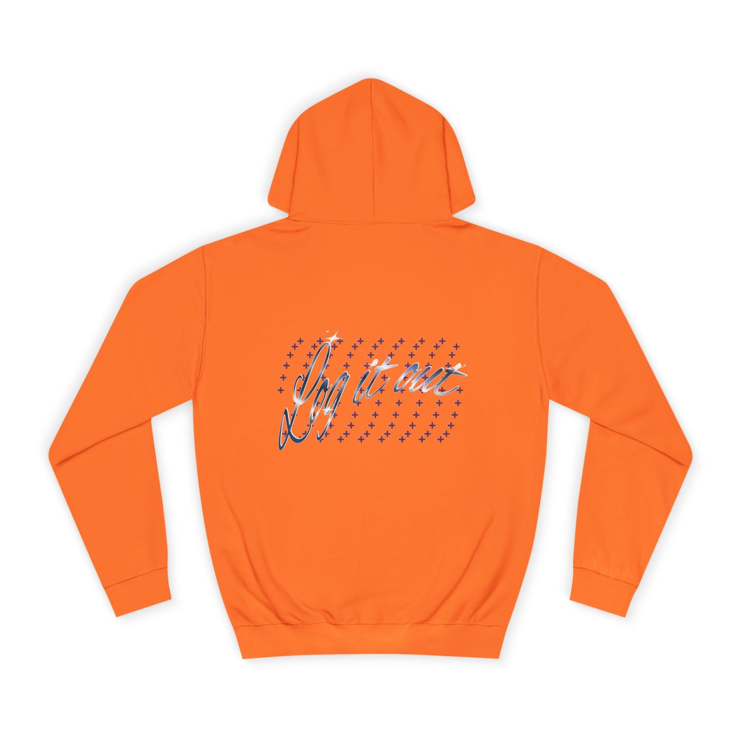Stylish Unisex 'Log it out' Hoodie with Trendy Script Design, Perfect for Casual Wear, Gift, Apparel, Unisex Fashion