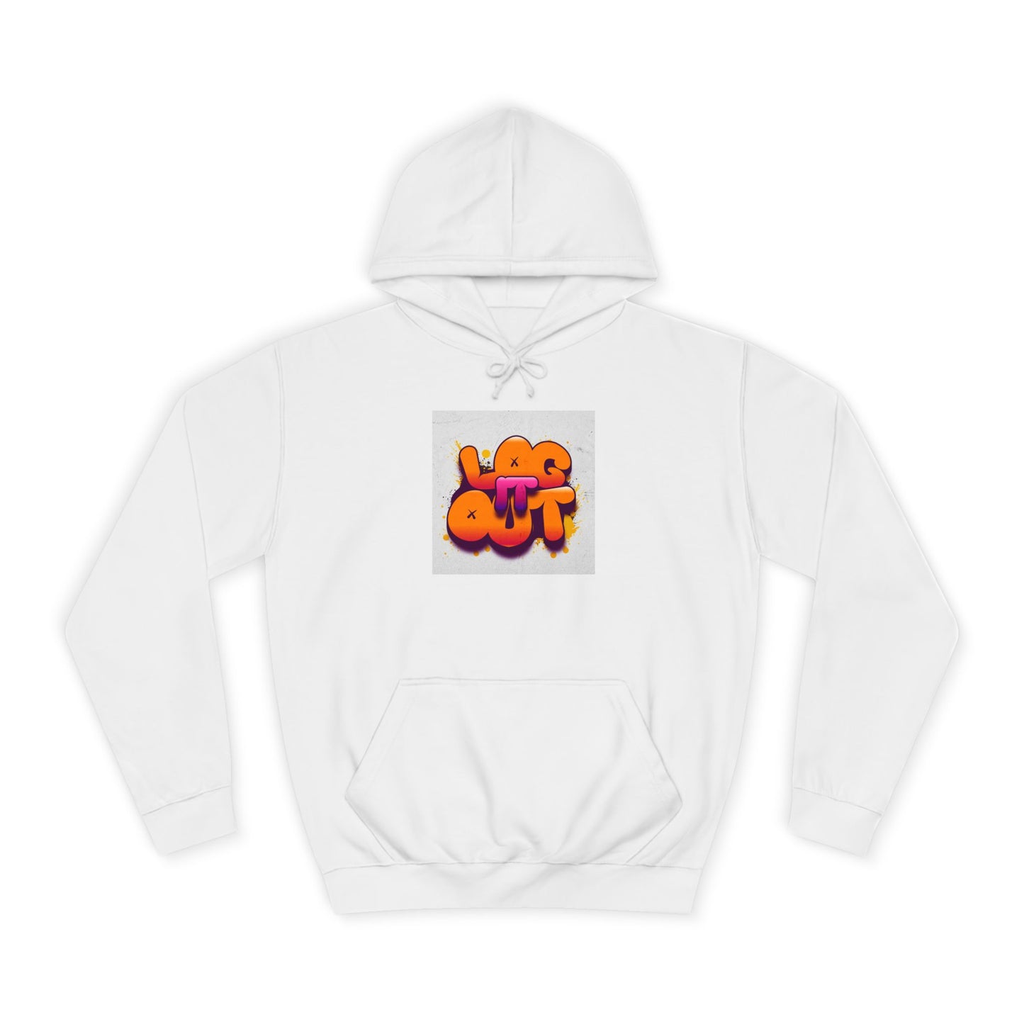 Vibrant Unisex Log it out Hoodie - Trendy, Comfortable Streetwear, Ideal for Life, Casual Outings, Gifts, and more!