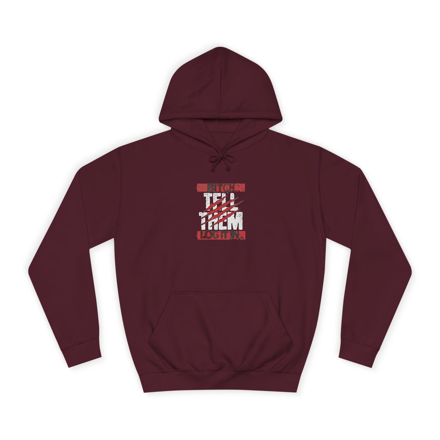 Unisex 'TELL THEM LOG IT IN' Hoodie with Graphic Design, Cozy Sweatshirt, Trendy Apparel,Gift, Casual Wear, Perfect for Trendy Life