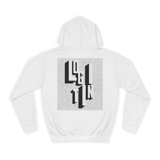 Minimalist Hoodie, Unisex Sweatshirt, Cozy Campus Wear, Student Gift, Modern Graphic Hoodie