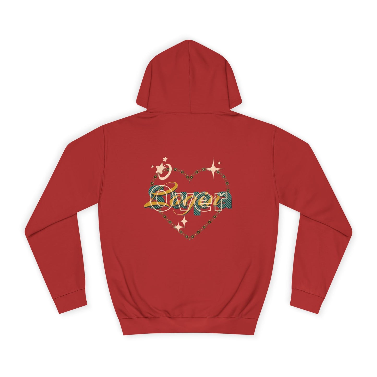 Charming Heart Hoodie with Floral Design, Unisex Casual Sweatshirt, Trendy Gift, Relaxed Wear, Unique Apparel