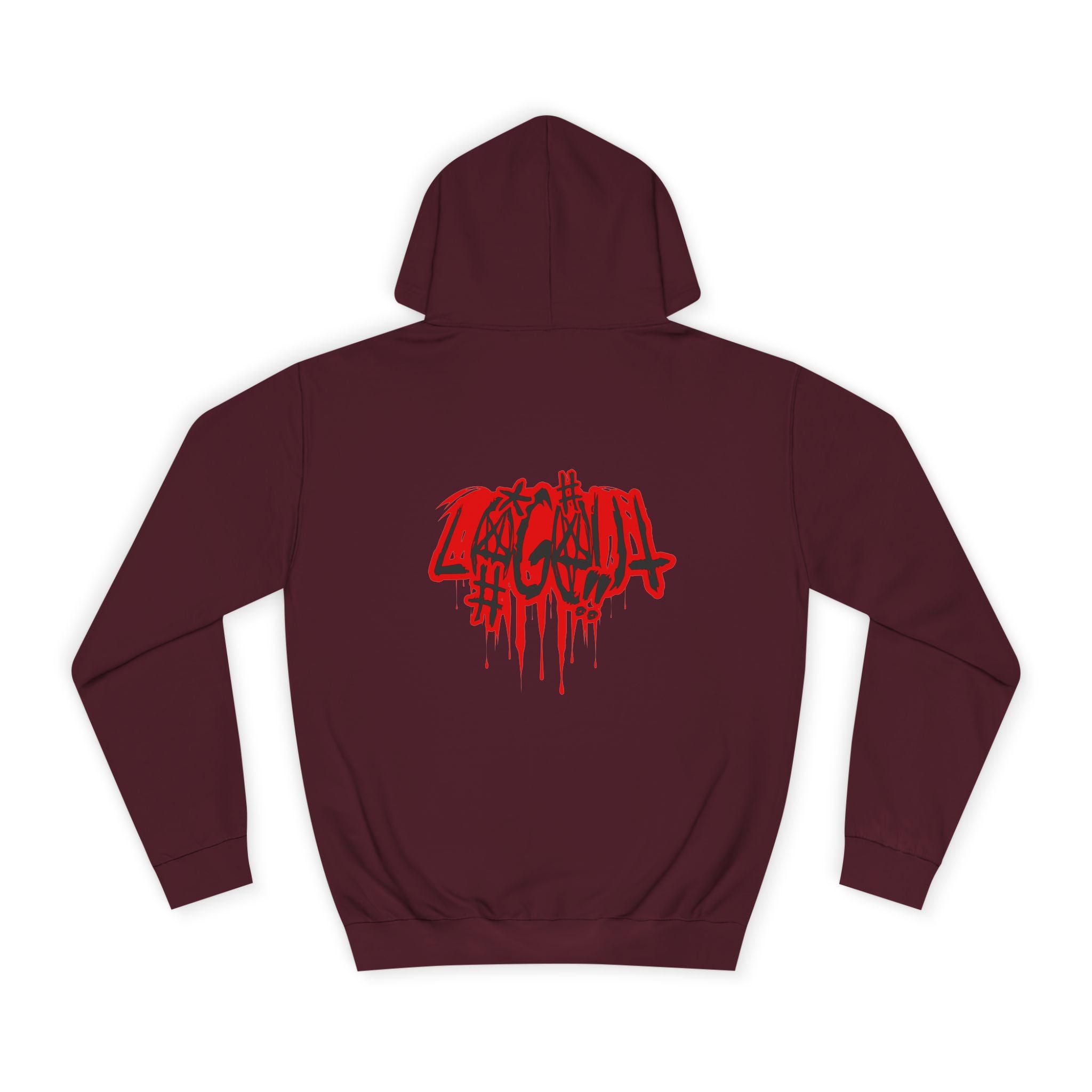 Bold Graffiti log out Hoodie, Unisex Streetwear, Comfortable Casual Wear,
