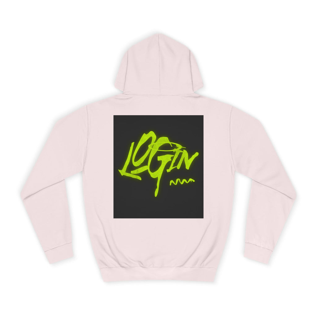 Trendy Unisex Hoodie - 'LOGIN' Graphic Design