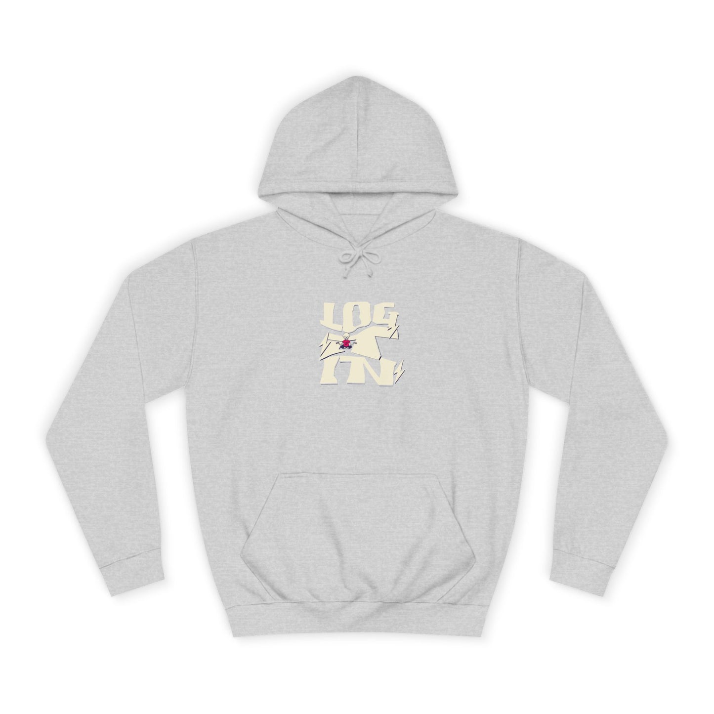 Cozy Unisex Log it in Hoodie - Floral Design, Ideal Gift, Casual Wear, Spring Wardrobe Essentials