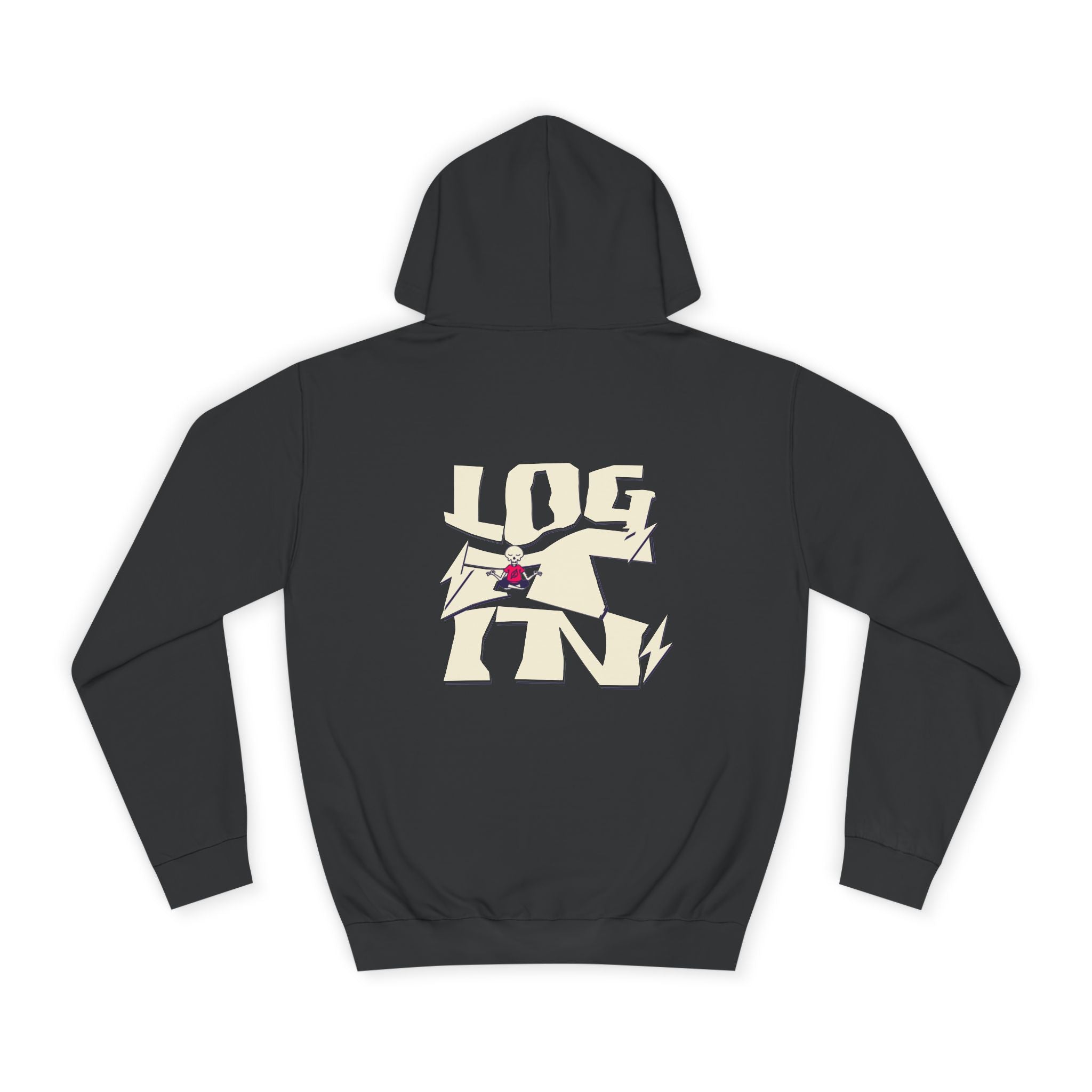 Cozy Unisex Log it in Hoodie - Floral Design, Ideal Gift, Casual Wear, Spring Wardrobe Essentials