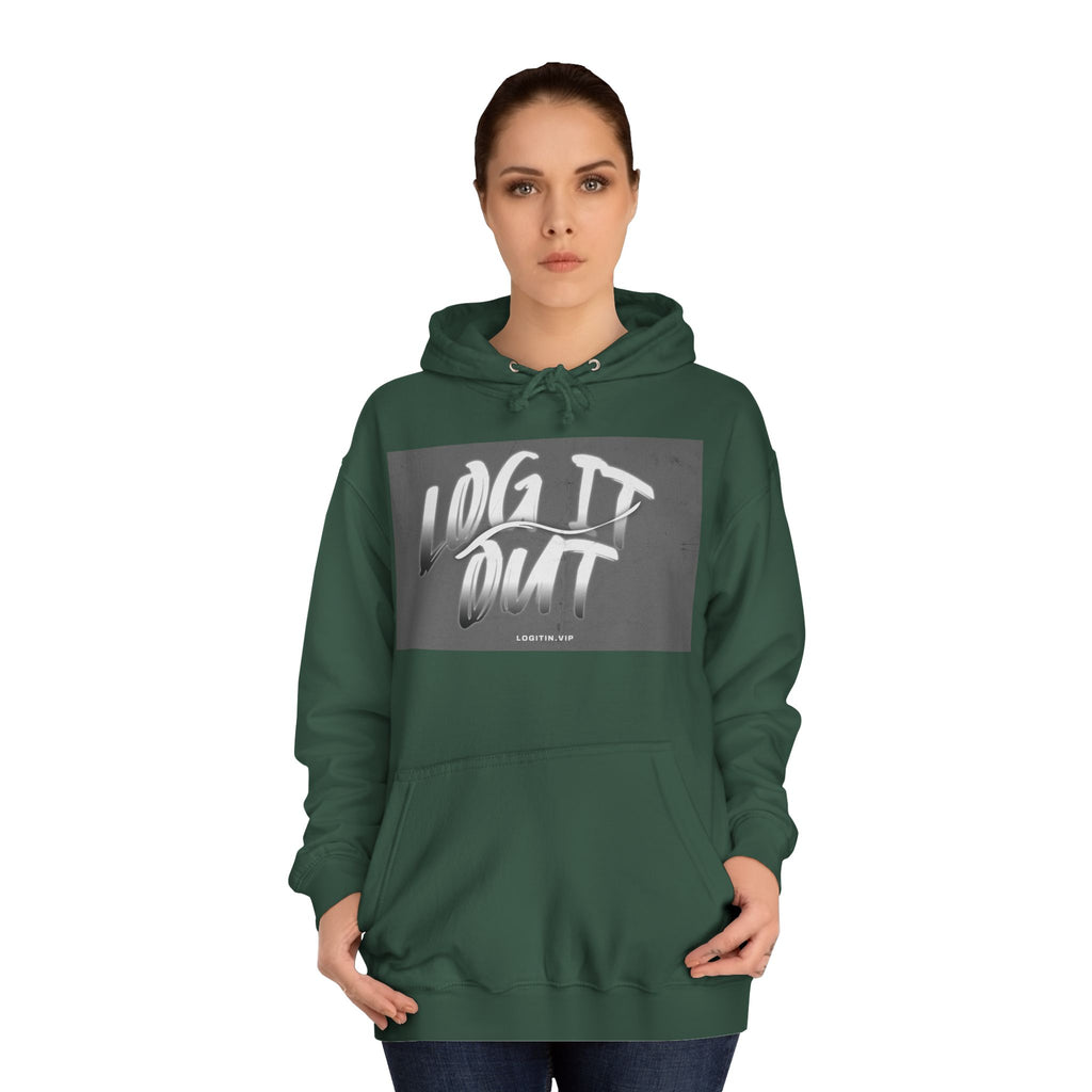 Stylish Unisex log it out Hoodie | Casual Wear, Trendy Design, Perfect Gift, Daily Comfort, College Apparel
