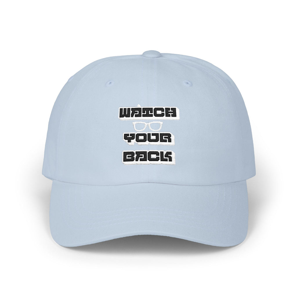 "Watch Your Back" Embroidered Retro Streetwear Hat