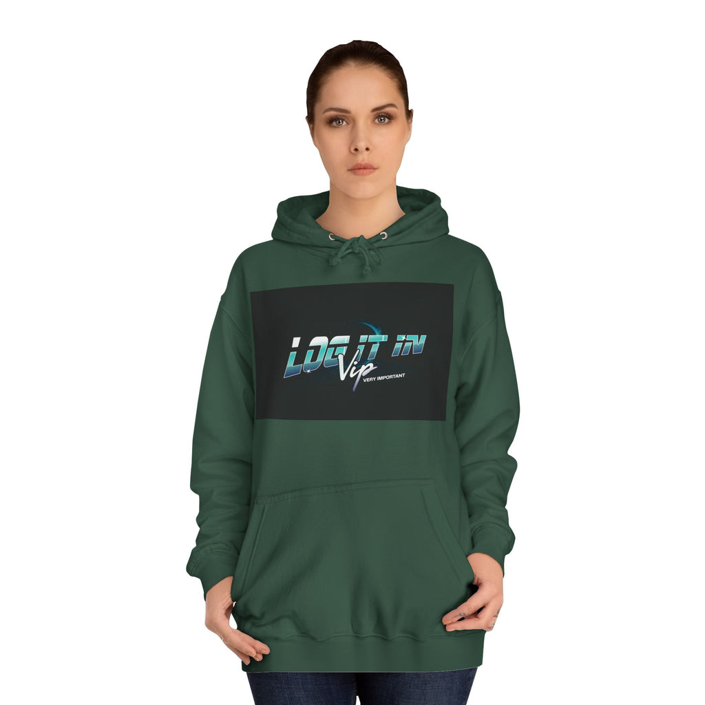 'log it in,Hoodie, Casual Wear, Unisex Fashion, Perfect for Every day Life, Stylish Gift, Cozy & Trendy Sweatshirt