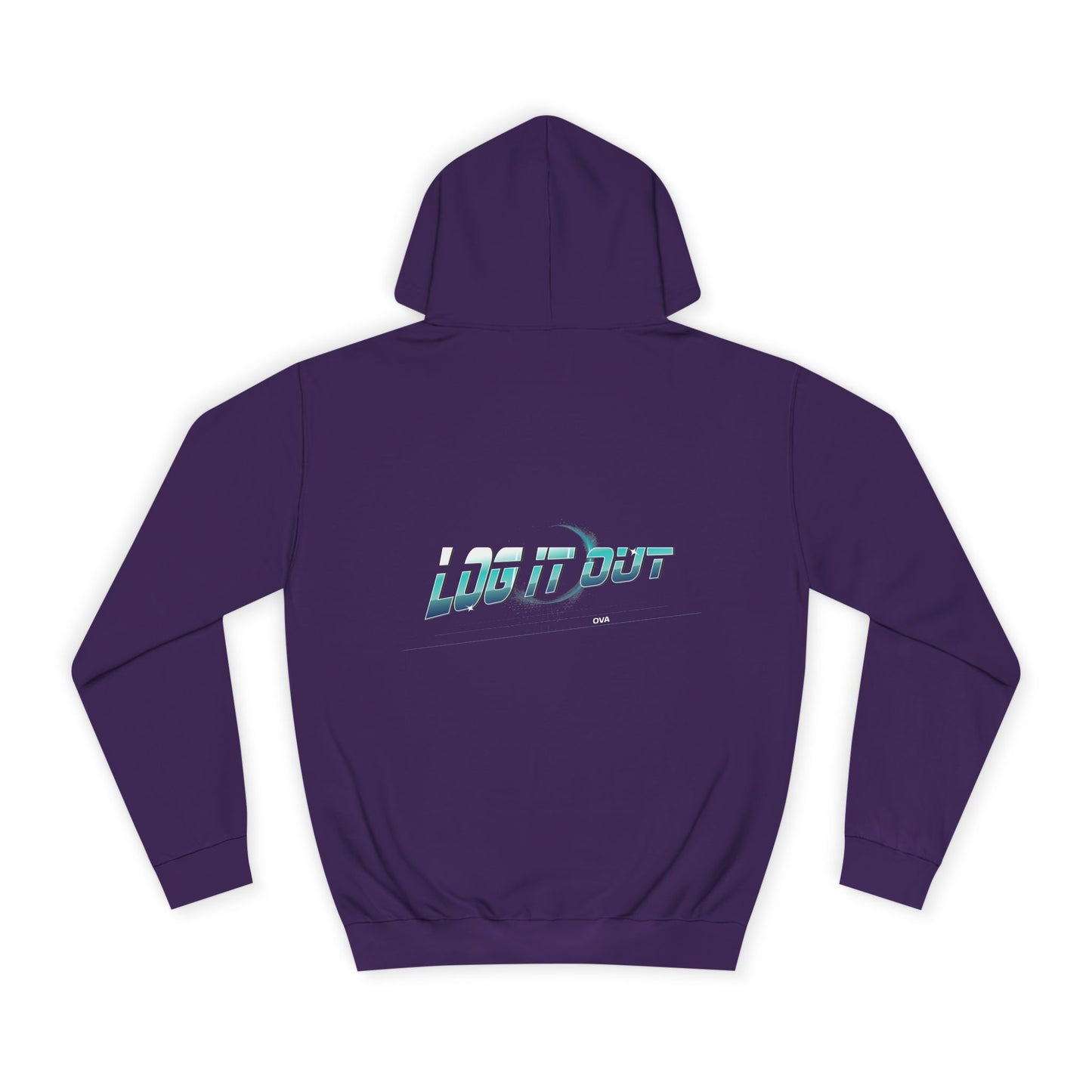 Unisex 'log it out' Hoodie with Retro Style, Ideal for Everyday Wear, Perfect for trendy wear,Gift for Friends