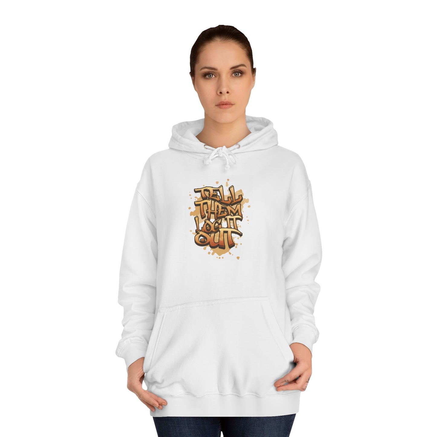Unisex Hoodie with Graffiti Art, Streetwear Style, Casual Outfit, Gift, Trendy Hoodie for Everyday Life