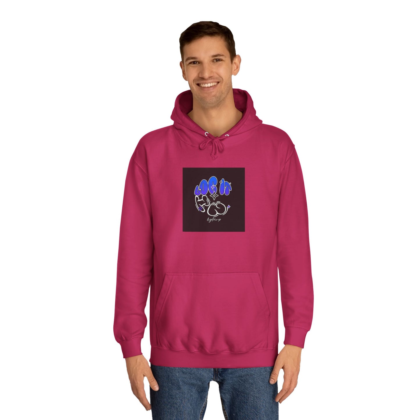 Unisex Log it in Hoodie with Colorful Designs, Cozy Sweatshirt,Trendy Gift for Casual Wear