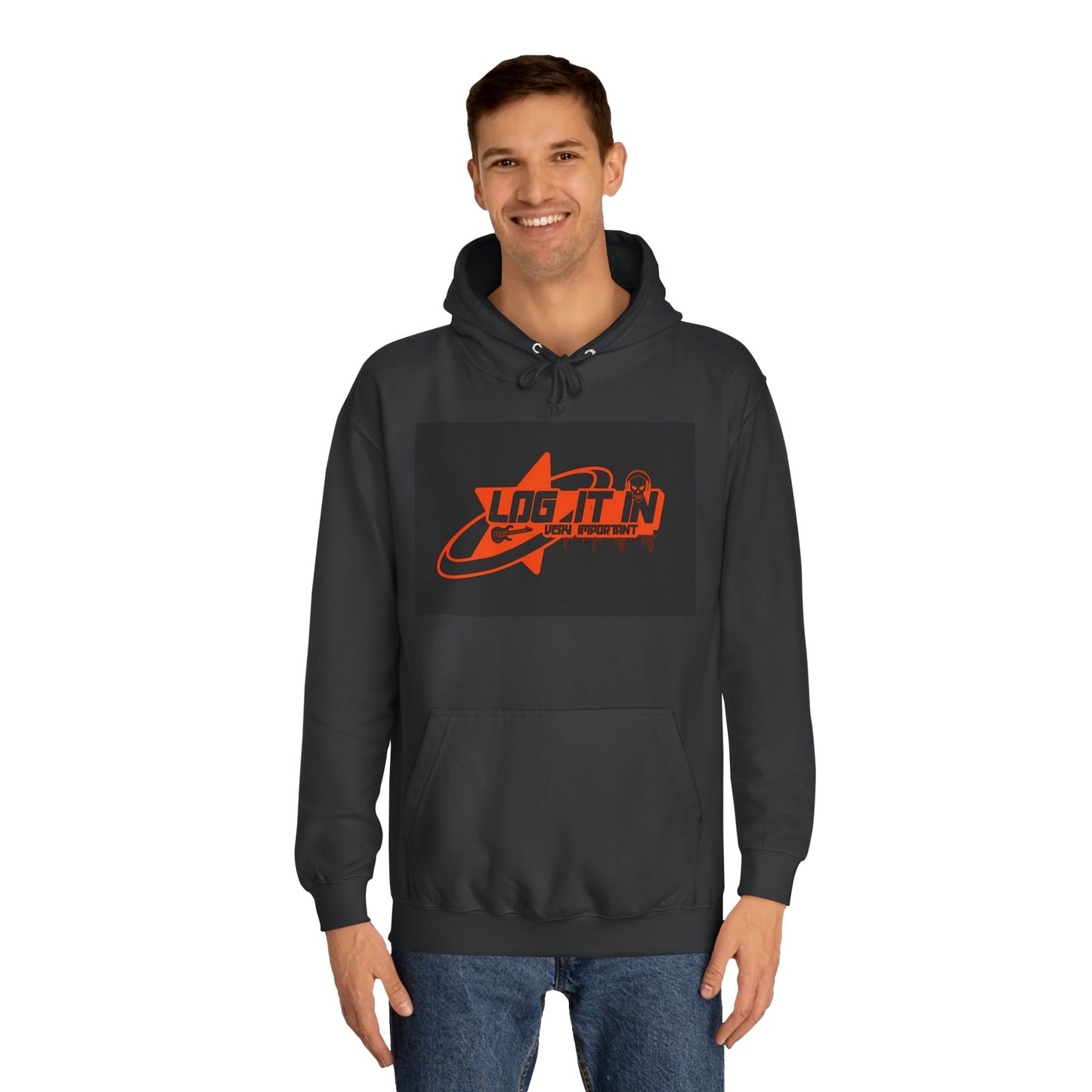 Unisex Log it in Hoodie, Casual trendy Wear, Gift, Graphic Hoodie, perfect fit Hoodie