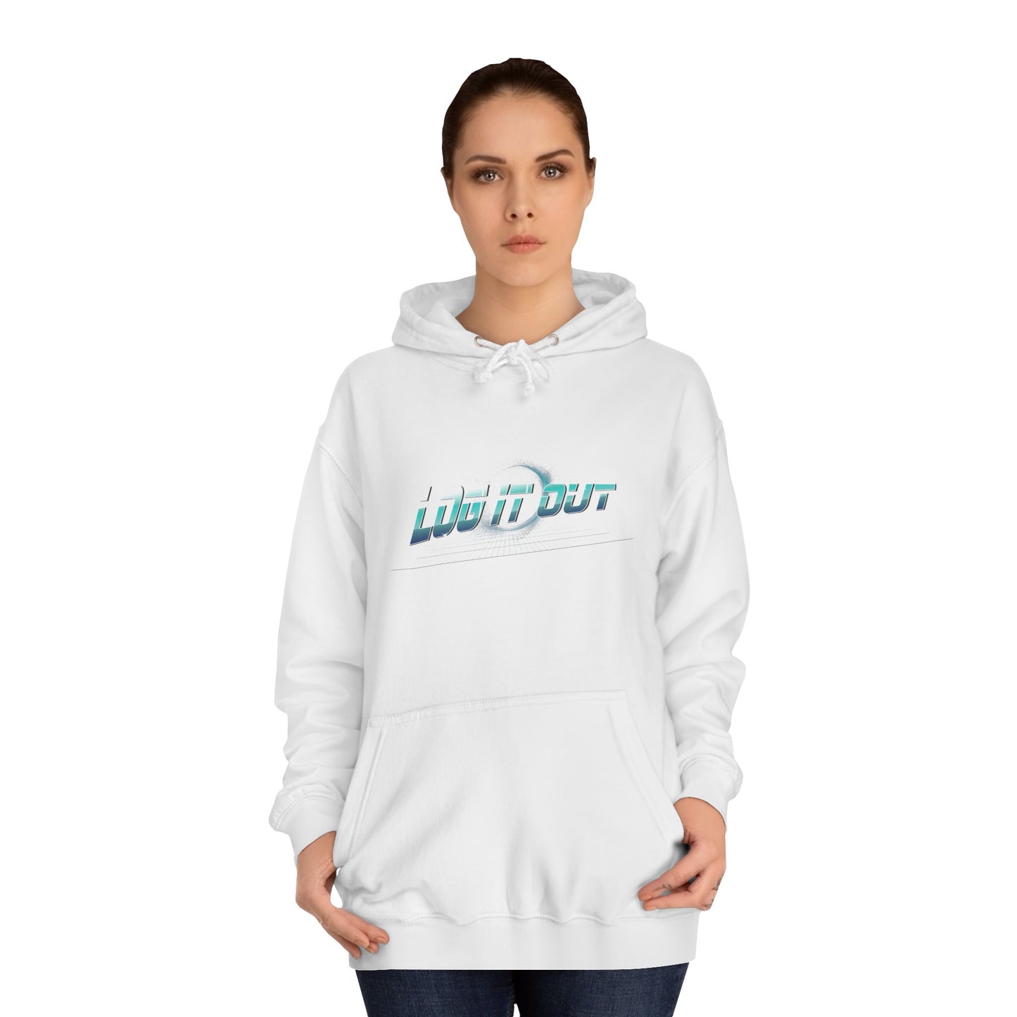 Unisex 'log it out' Hoodie with Retro Style, Ideal for Everyday Wear, Perfect for trendy wear,Gift for Friends