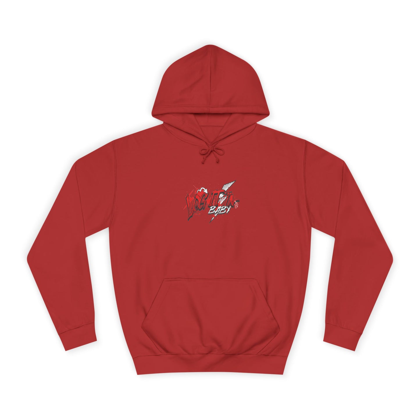Unisex Log it out Hoodie with Bold Design, Trendy Apparel, Streetwear Gift, Casual Hoodie, Unisex Everyday Fashion