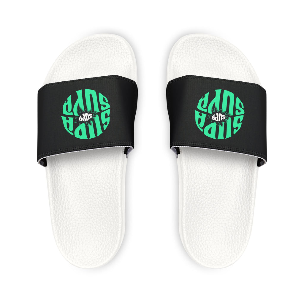 Men's Slide Sandals — Removable Strap Casual Supa Supa Slides with Bold Graphic