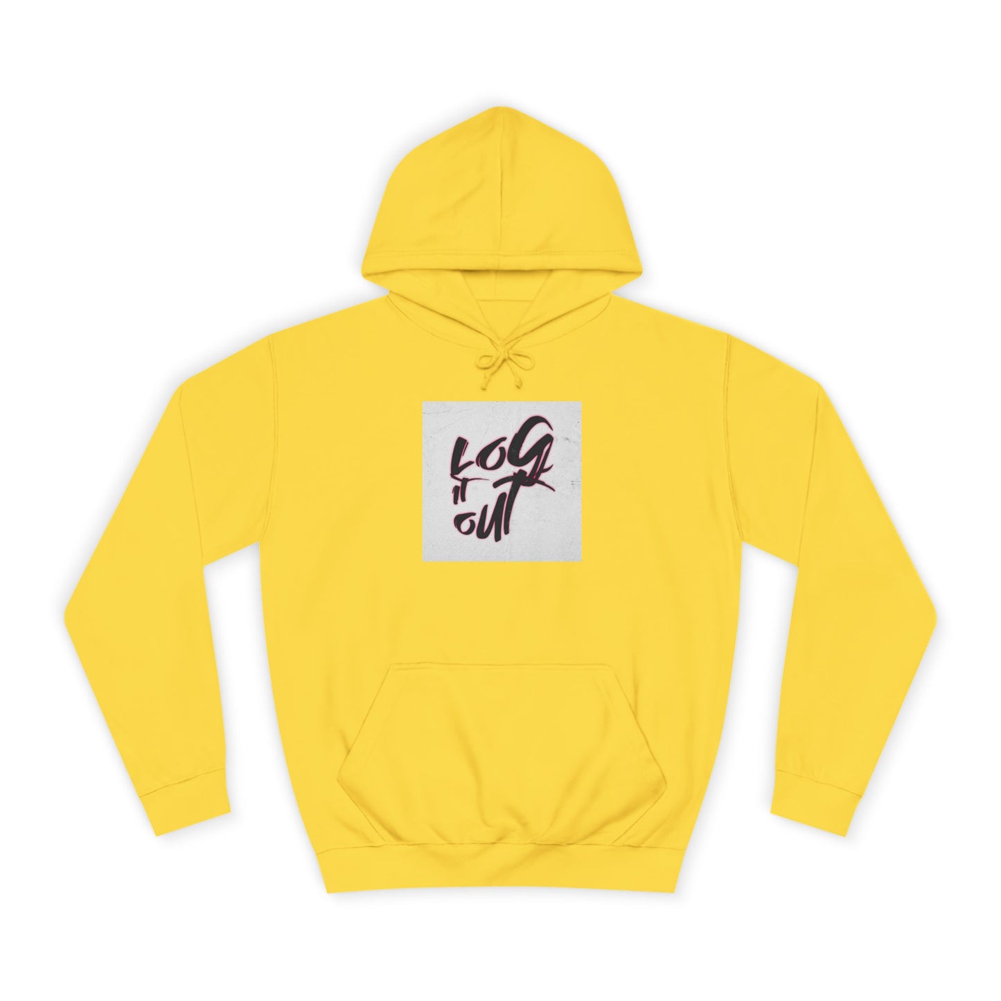 Stylish Unisex Hoodie for Casual Comfort, Perfect for Every day, Log It Out Design, Gift, College Apparel,