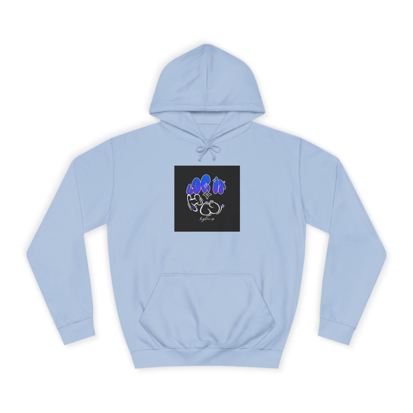Unisex Log it in Hoodie with Colorful Designs, Cozy Sweatshirt,Trendy Gift for Casual Wear