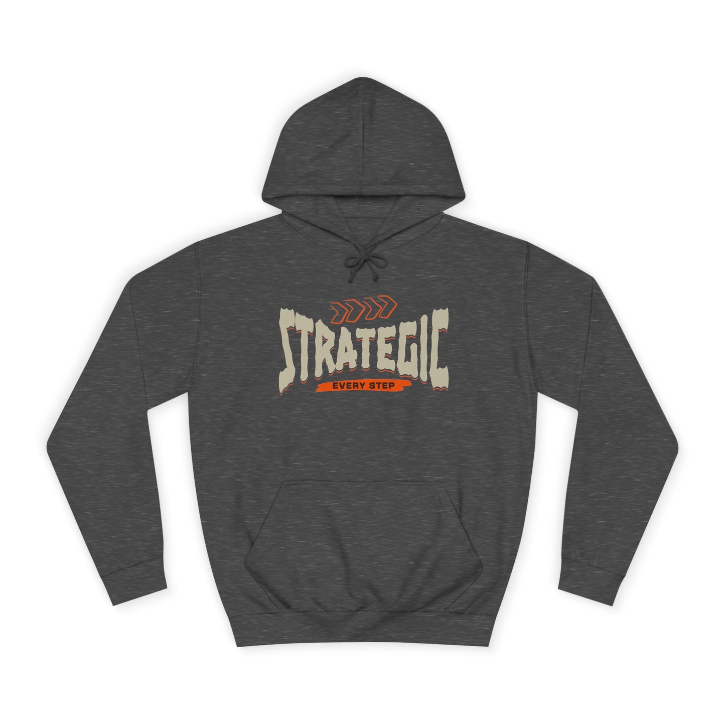 Strategic Unisex Hoodie - Every Step - Cozy Style for joints & Trendsetters