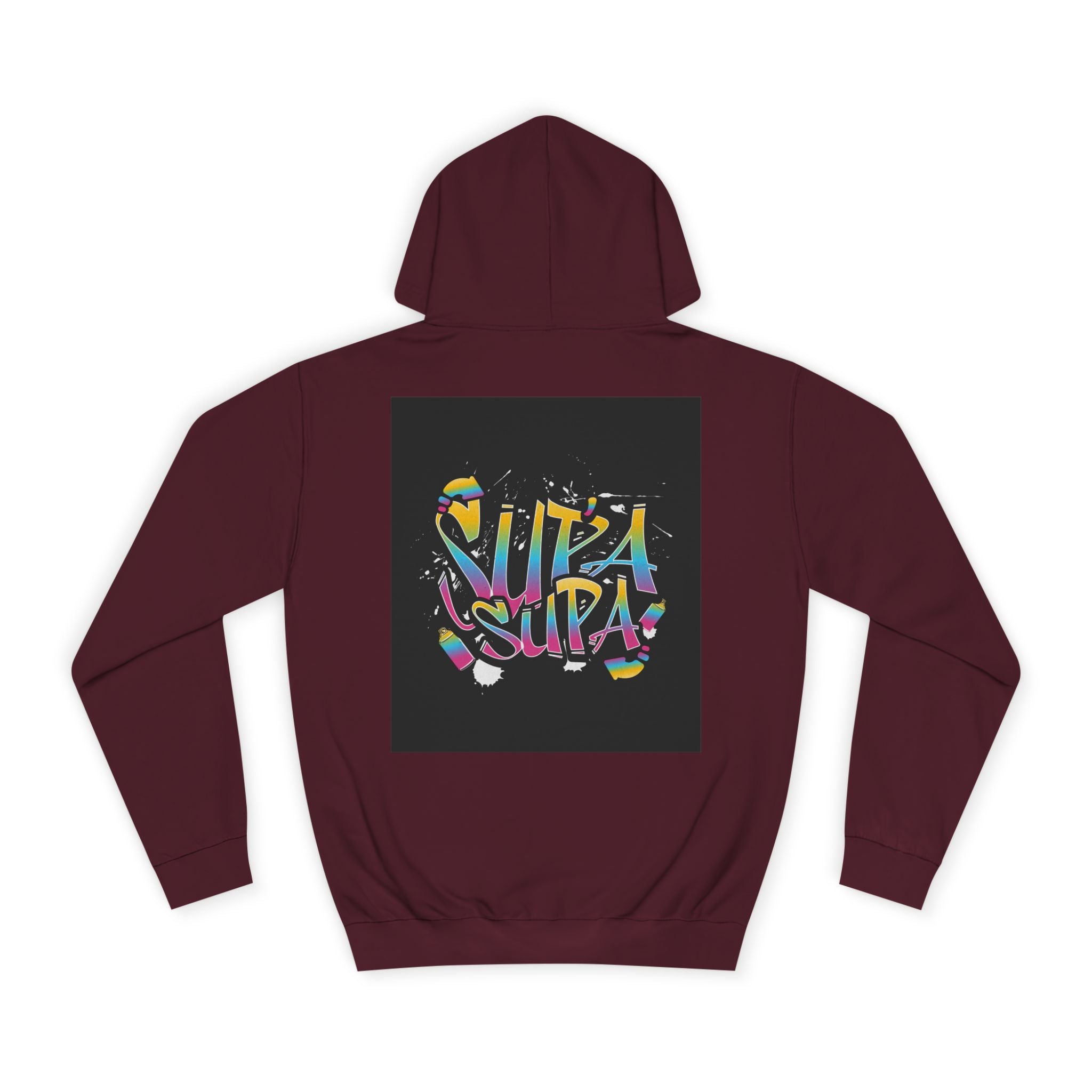 Colorful Unisex Supa Supa Hoodie, Casual Sweatshirt, Vibrant Apparel, Streetwear Hoodie