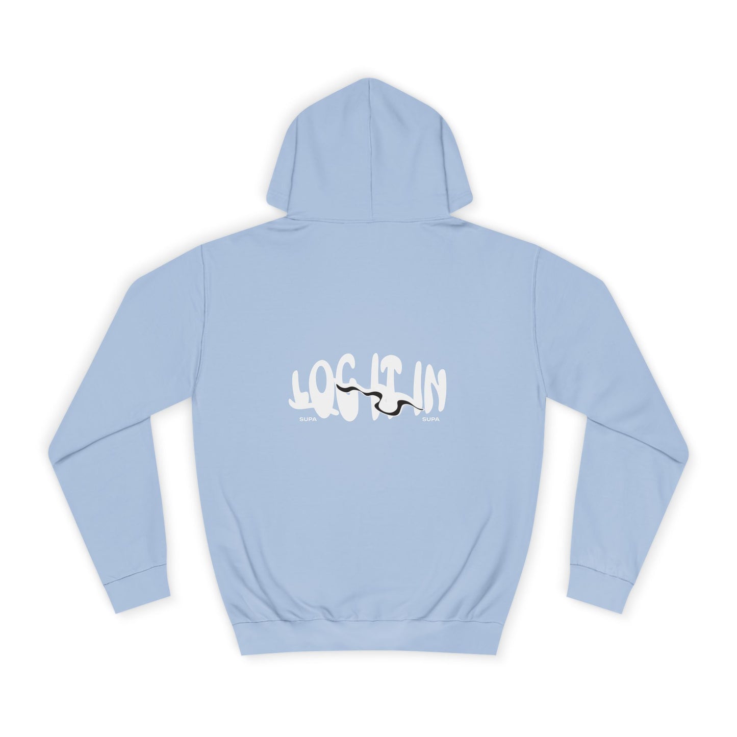 Minimalist Unisex Log it in Hoodie with Design