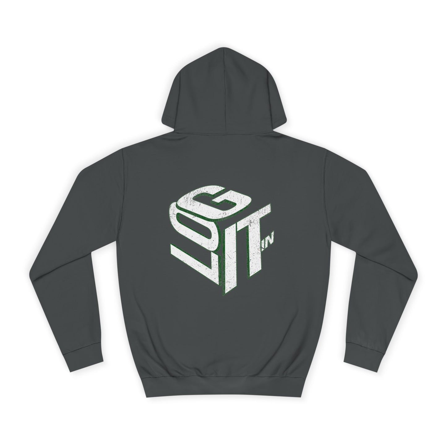 Stylish Unisex  Hoodie with Design, Log it in Sweatshirt, Casual Hoodie, Modern Apparel, Unique Gear