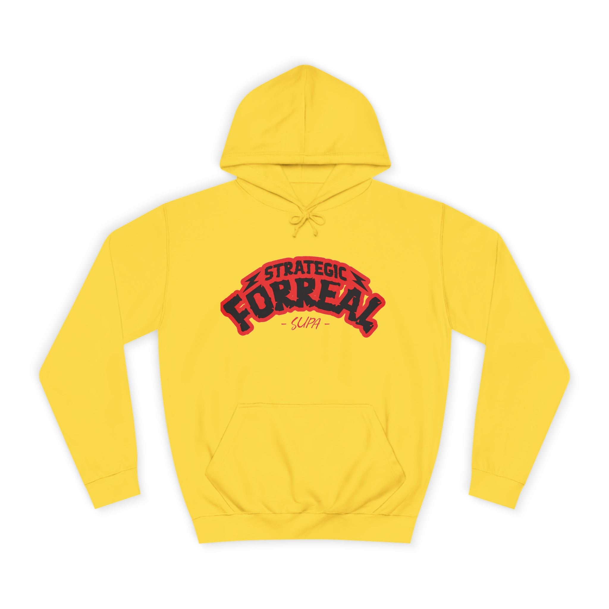 Unisex Hoodie - Strategic Forreal Design, Perfect for Casual Wear