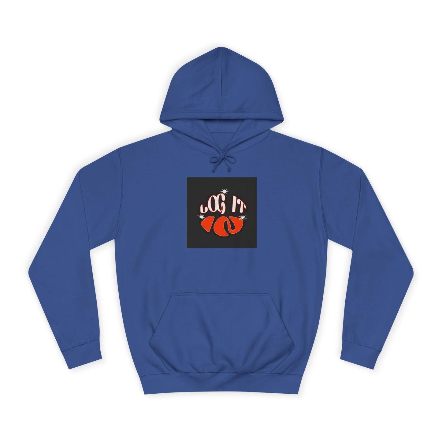 Trendy Unisex Log it in Hoodie, Casual Wear, custom Gear, Gift, Relaxed Fit