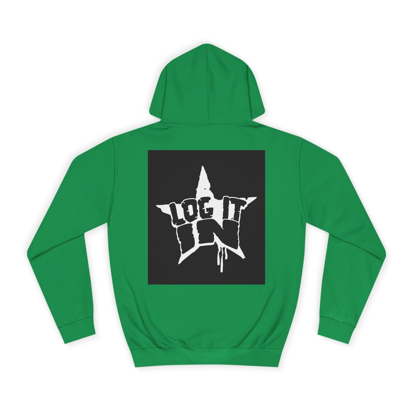Unisex Log it in Hoodie, Trendy Hooded Sweatshirt, Spirit Wear, Casual Streetwear, Gift