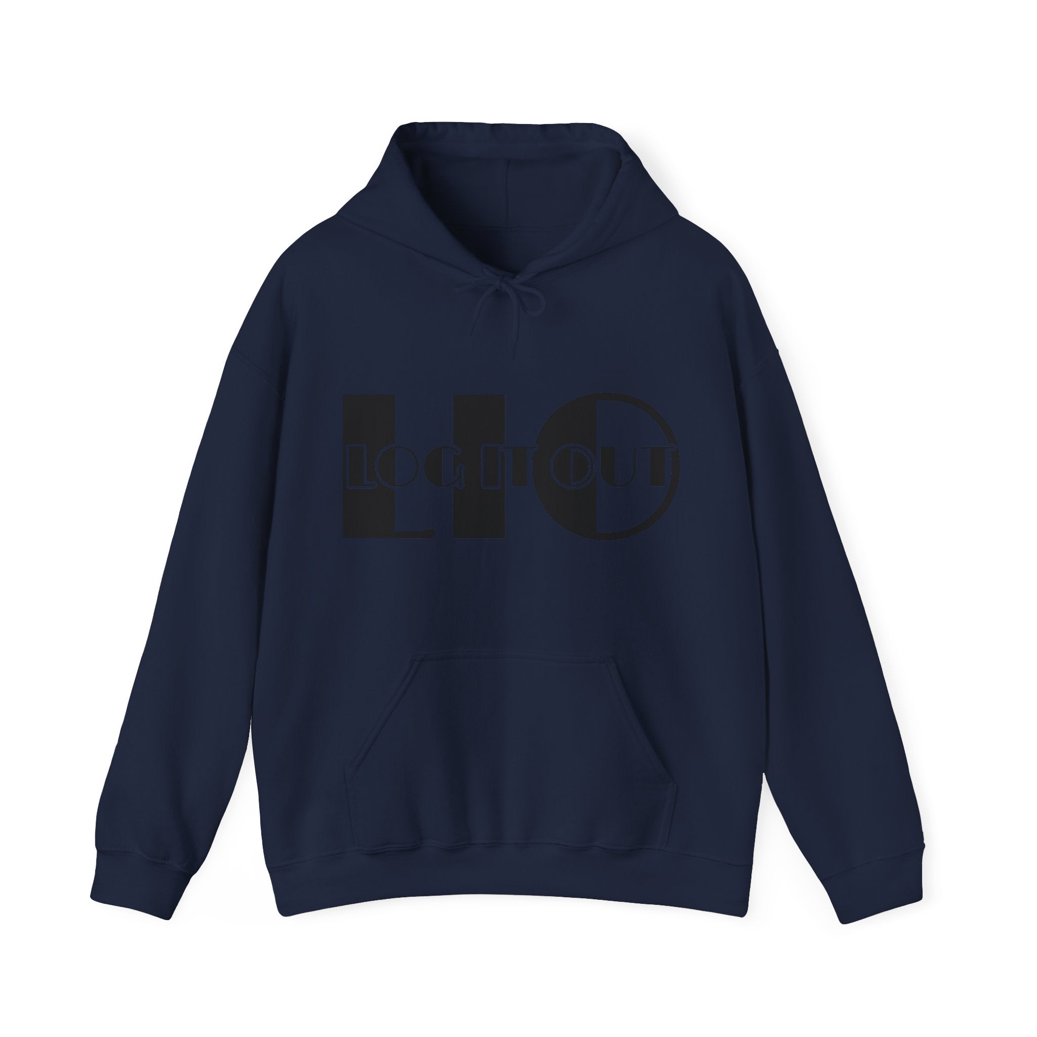 Log it out Unisex Heavy Blend™ Hooded Sweatshirt